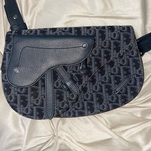 Mens crossbody saddle Christian Dior bag